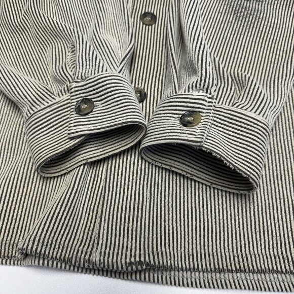 Vintage BC Ethic Lounge Shirt Men’s 2XL 26.5x29.5 Long Sleeve Corduroy Shacket - Picture 8 of 16